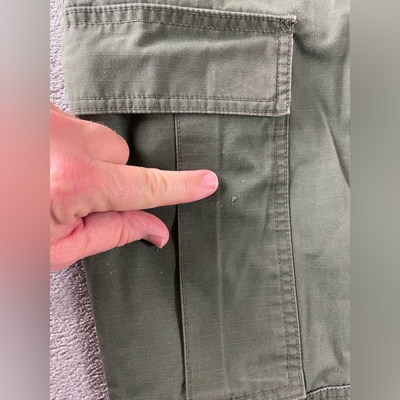 511 Tactical Pants Mens Large Green Cargo Utility About 36x30 Hole In One Pocket - Picture 4 of 16
